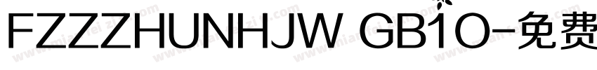 FZZZHUNHJW GB1O字体转换